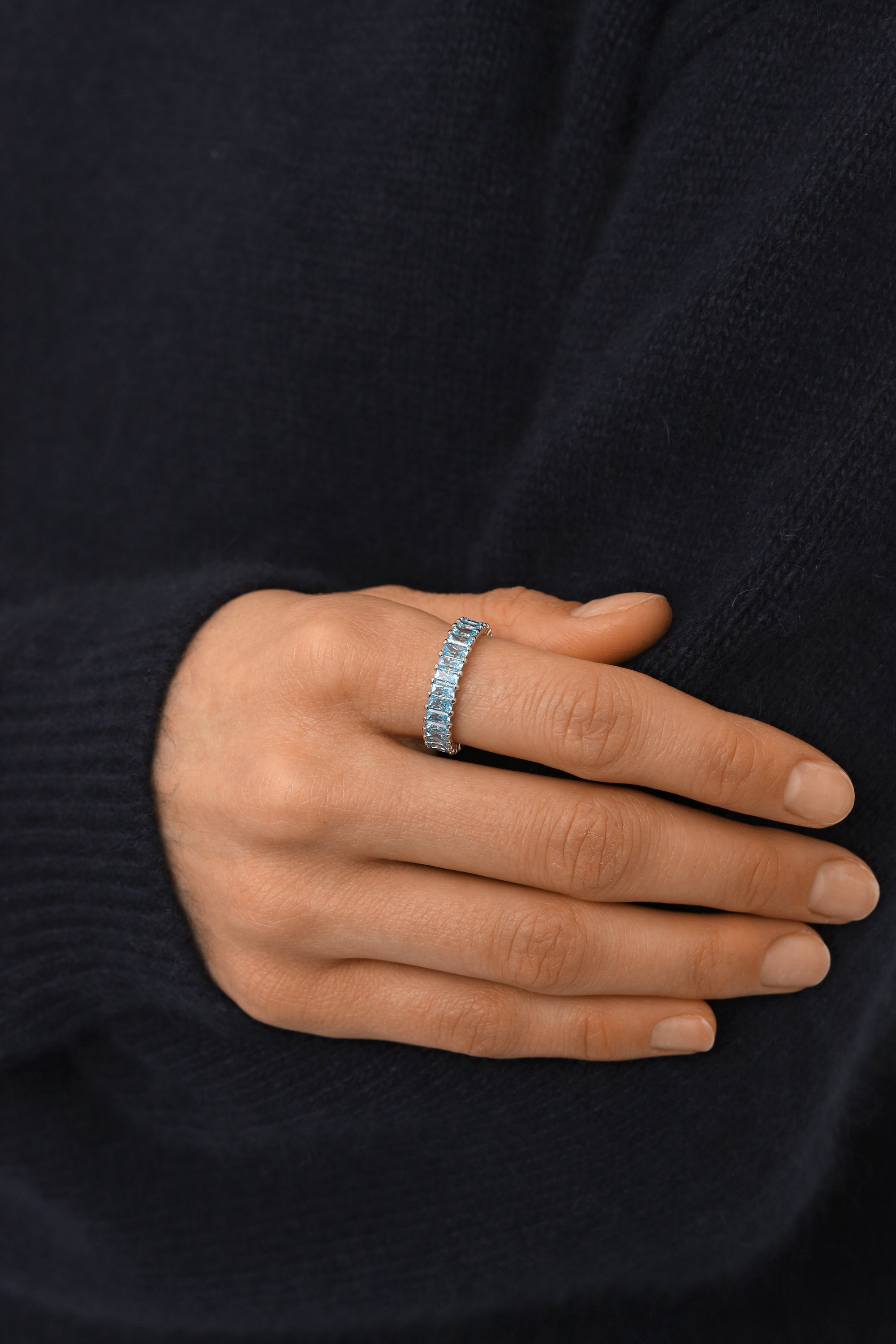 Кольцо matrix SWAROVSKI голубого цвета по цене 19500 руб., арт. 5661909, фото 2 Кольцо matrix SWAROVSKI, арт. 5661909, фото 2