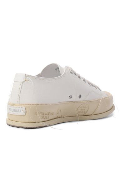 Кожаные кеды vincent 015 PREMIATA, арт. VINCE015/BIANC0, фото 4