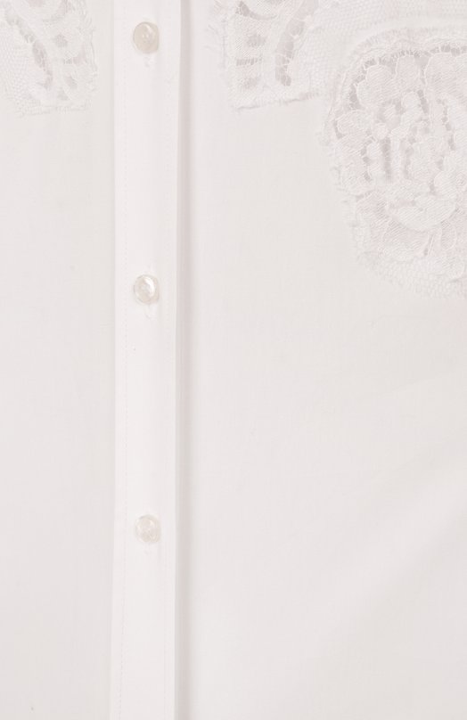 Хлопковая рубашка Dolce & Gabbana F5T32T/FUEAJ Белый  F5T32T/FUEAJ Фото 6