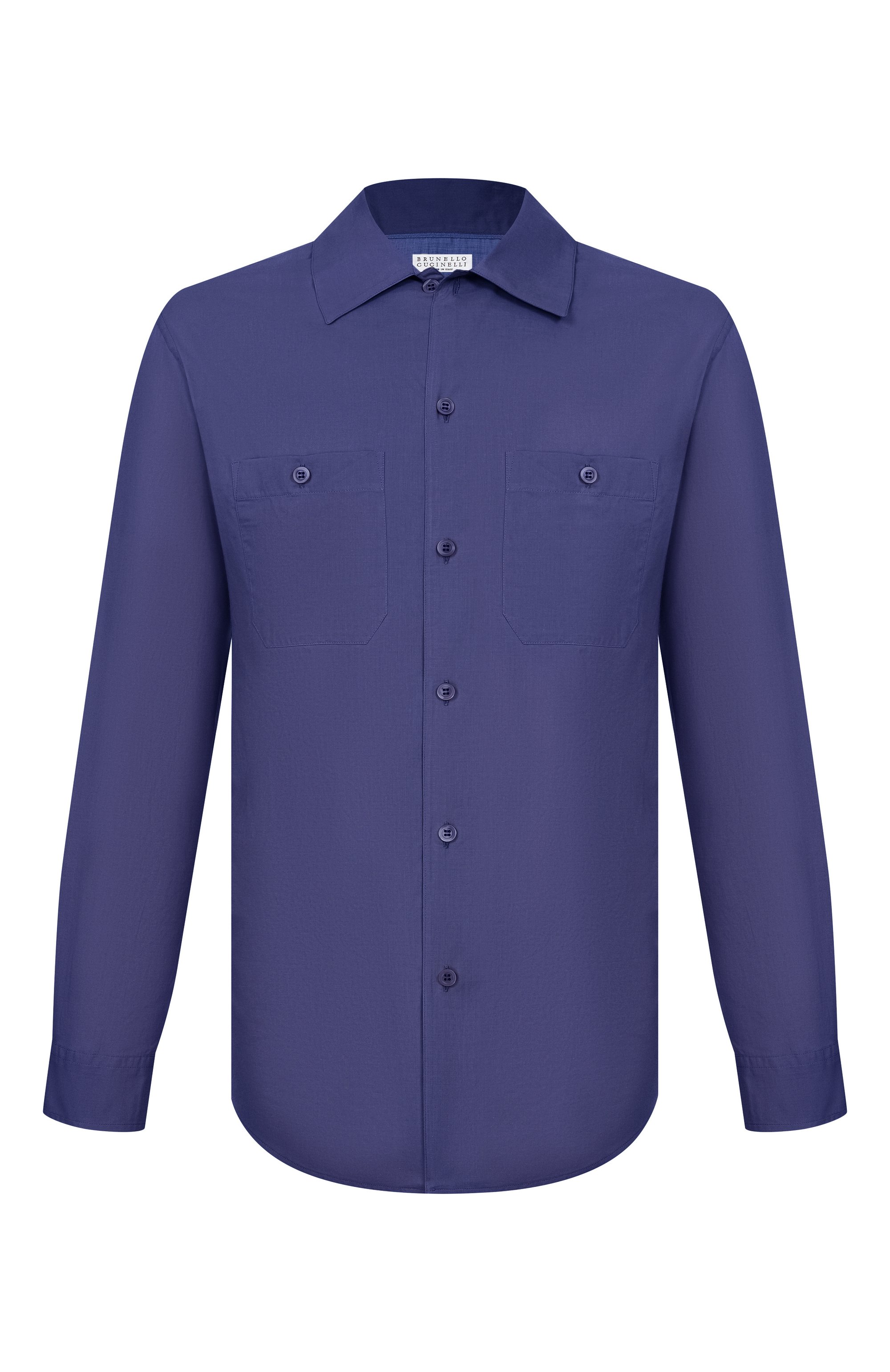 Хлопковая рубашка BRUNELLO CUCINELLI, арт. MA6740658, фото 1
