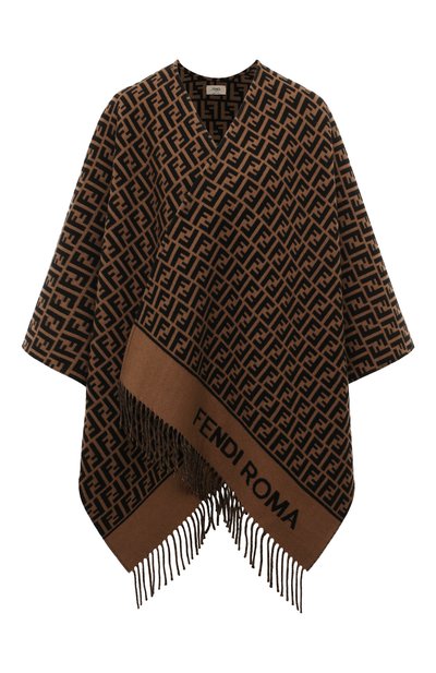 Накидка из шерсти и кашемира FENDI, арт. FXX723 AQCW, фото 1