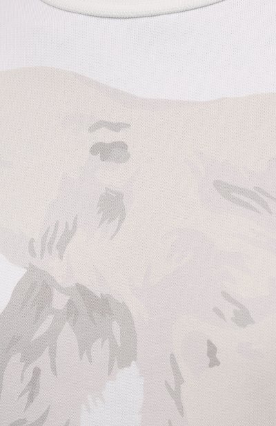 Хлопковый свитшот polar bear KENZO кремового цвета по цене 31950 руб., арт. FB62SW8214M0, фото 5 Хлопковый свитшот polar bear KENZO, арт. FB62SW8214M0, фото 5