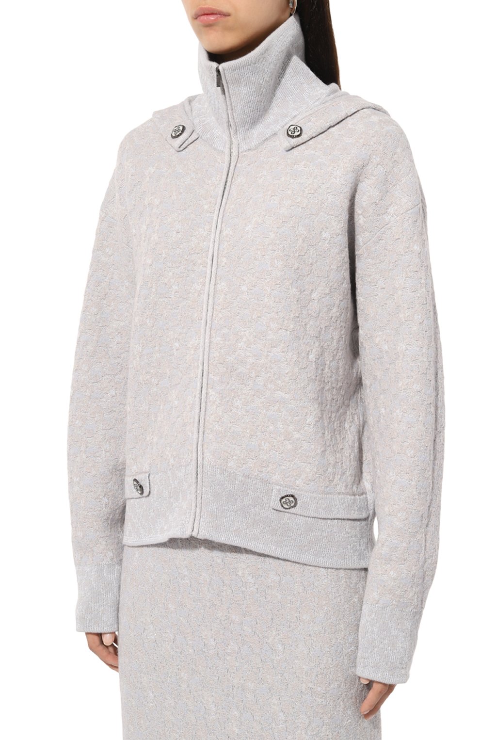 Кардиган из шерсти и вискозы AND THE BRAND, арт. W25-JT021-1202-901B, фото 3