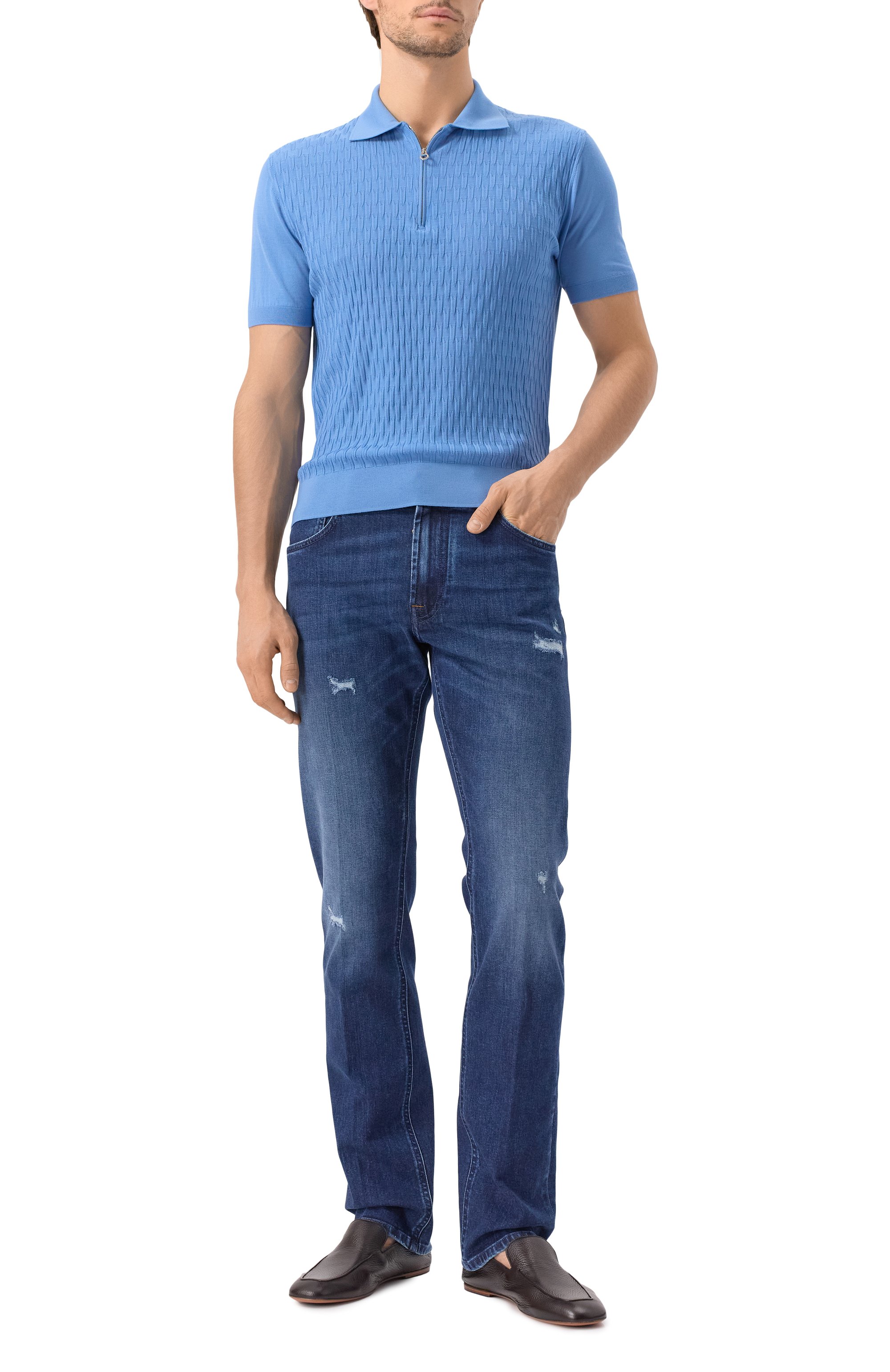 Кашемировое поло STEFANO RICCI, арт. W505011P31/W25104, фото 2