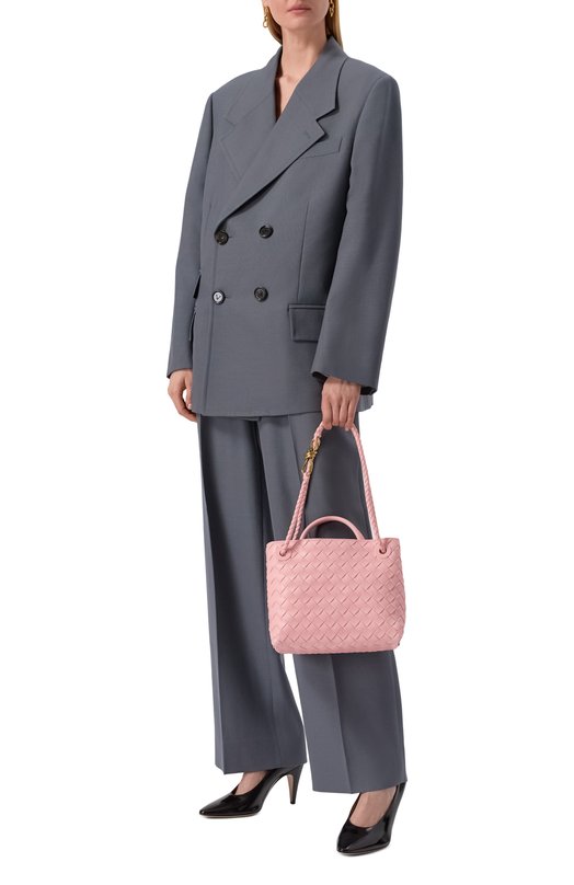Сумка Andiamo small Bottega Veneta 766014/VCPP1 Розовый  766014/VCPP1 Фото 7