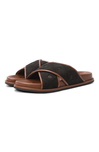 Женские текстильные шлепанцы MAX MARA, арт. BCHPEONIE 261652101