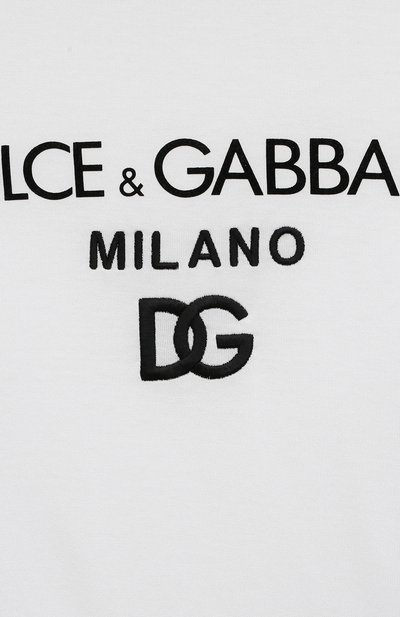 Хлопковая футболка DOLCE & GABBANA, арт. L4JTEY/G7E5G/8-14, фото 3