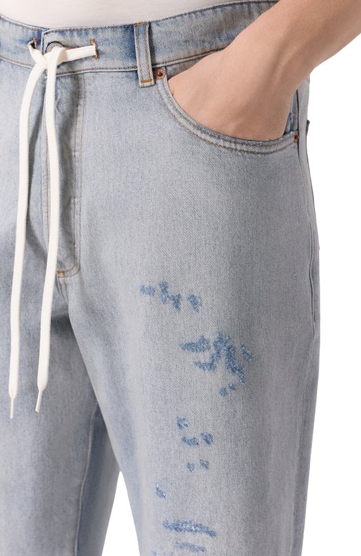 Джинсовые шорты MM6 SH0MU0014/M30055 Голубой  SH0MU0014/M30055 Фото 5