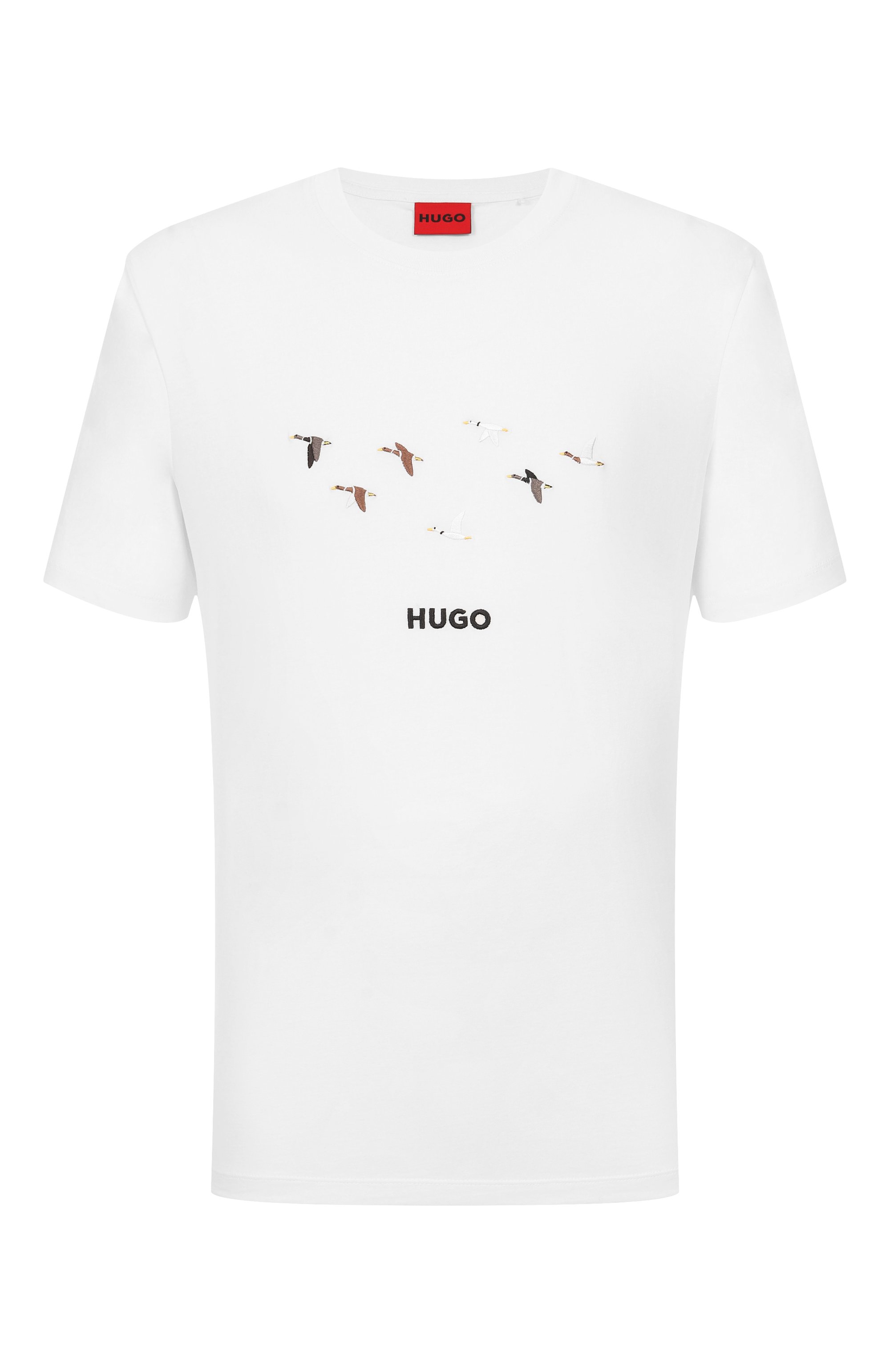 Хлопковая футболка HUGO, арт. 50549154, фото 1