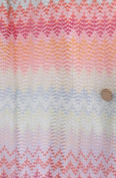 Детские брюки из вискозы MISSONI разноцветного цвета, арт. MW6B90/Q0077/12-16 | Фото 3 (Материал внешний: Вискоза; Нос: Не проставлено; Материал подклада: Хлопок; Случай: Повседневный; Автоматизация состава: Проставлено; Ростовка одежда: 13 - 15 лет | 158 см, 12 лет | 152 см)