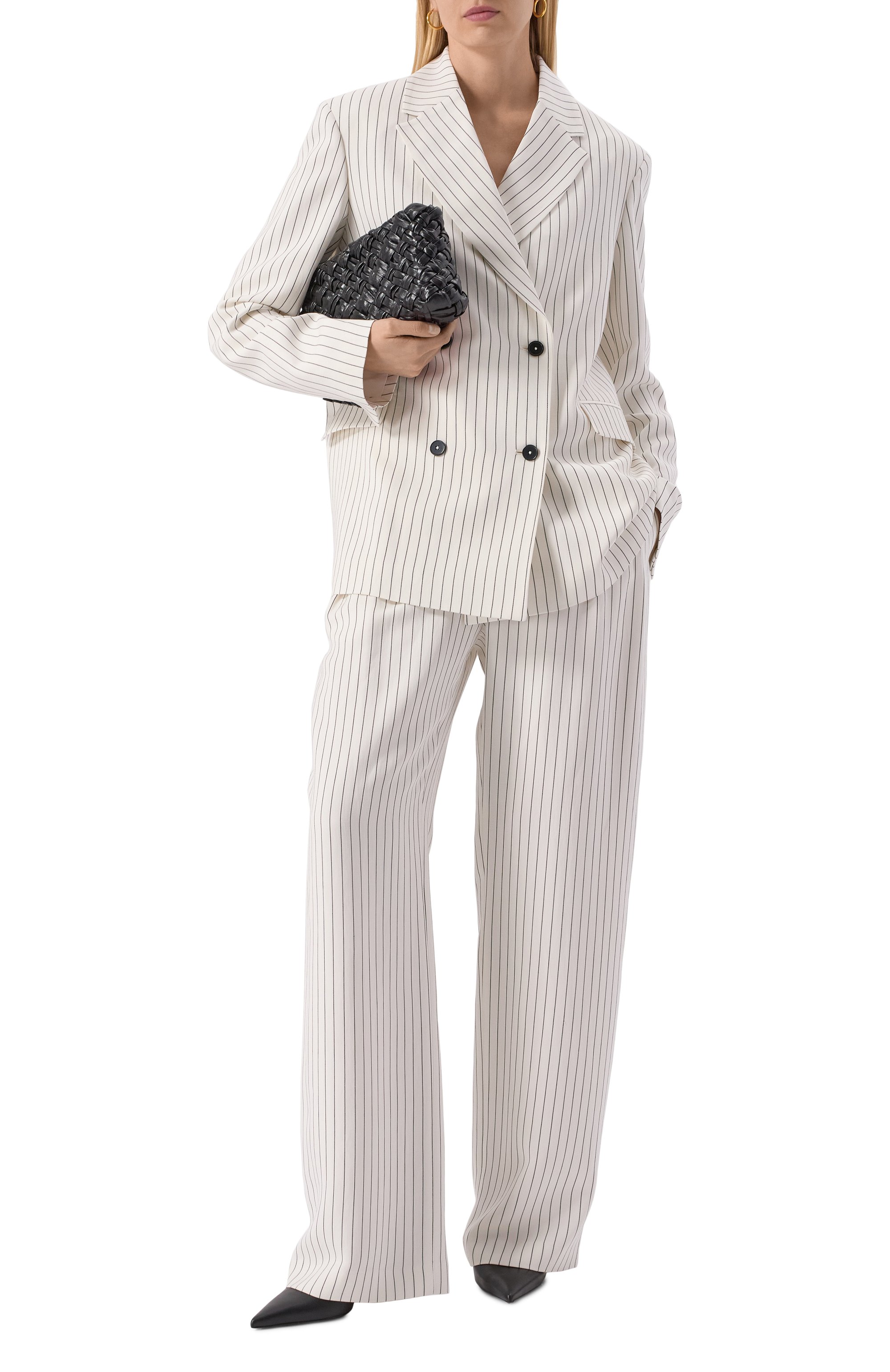 Брюки из вискозы и льна LOULOU DE SAISON, арт. AYLA, фото 2