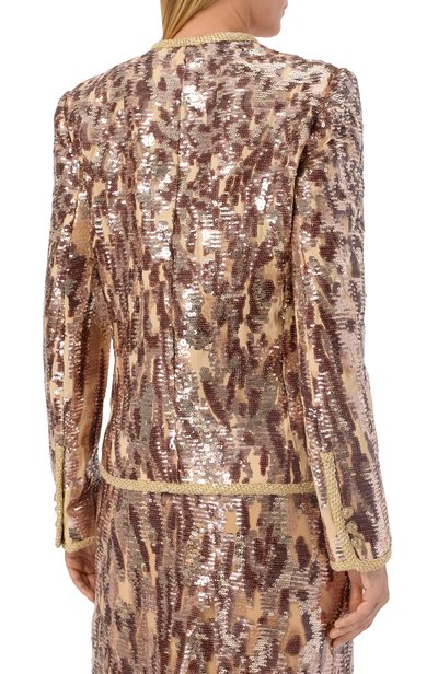 Жакет с отделкой пайетками ELIE SAAB, арт. J0275NP26/YA072, фото 4