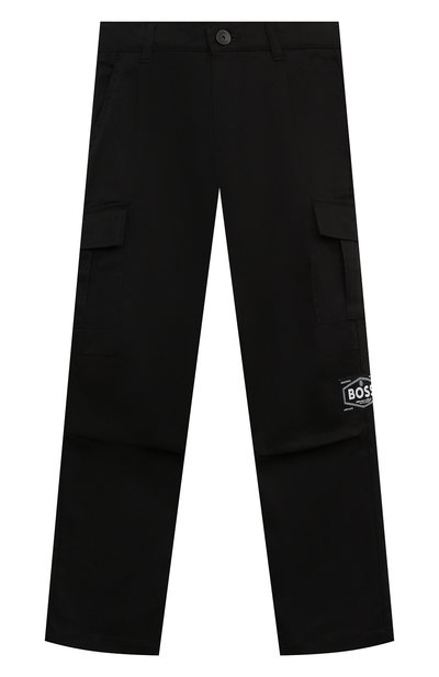 Хлопковые брюки-карго BOSS, арт. J51141