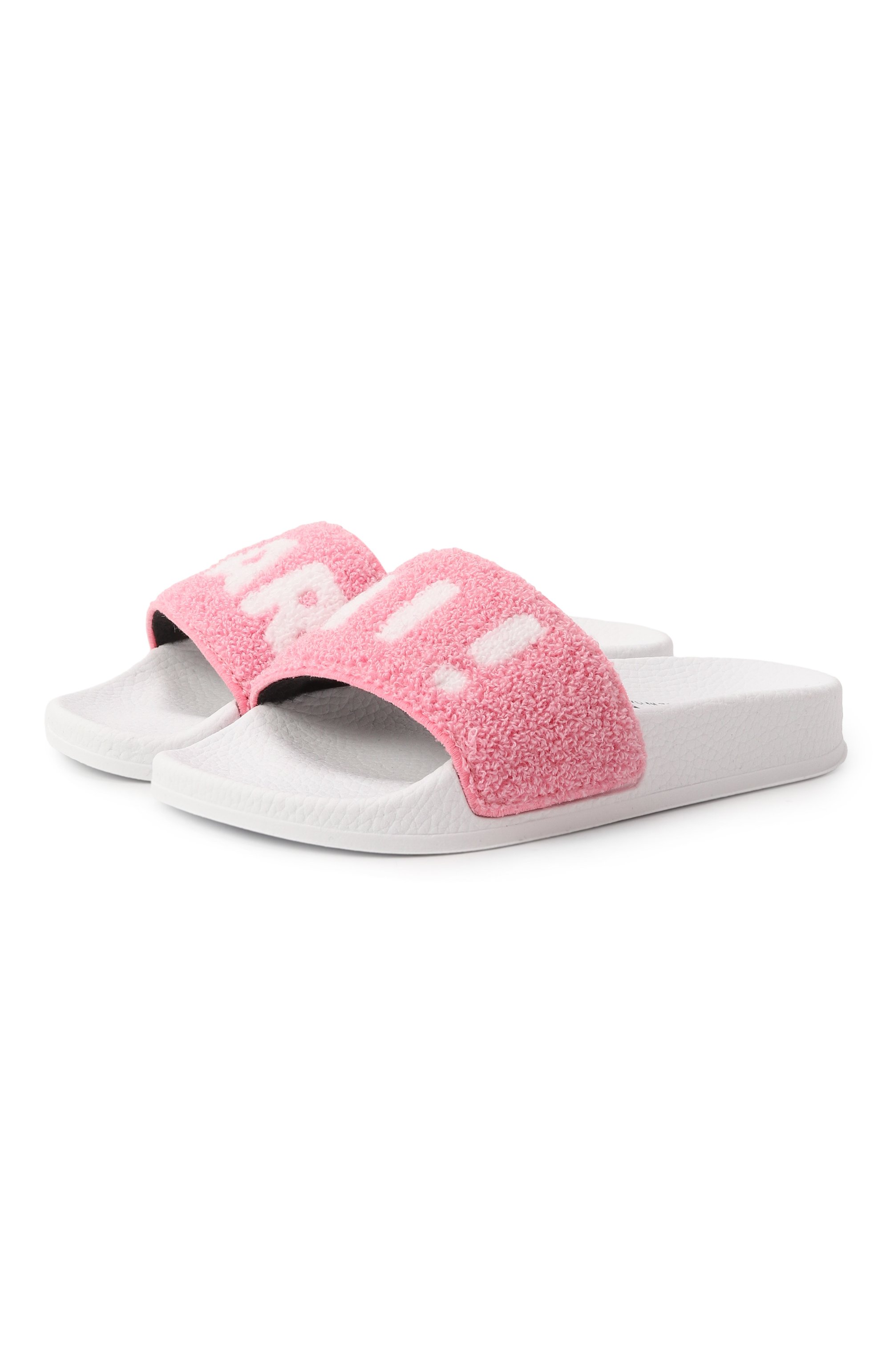 Шлепанцы MARNI светло-розового цвета по цене 13400 руб., арт. 79599/VAR6/28-35, фото 1 Шлепанцы MARNI, арт. 79599/VAR6/28-35, фото 1