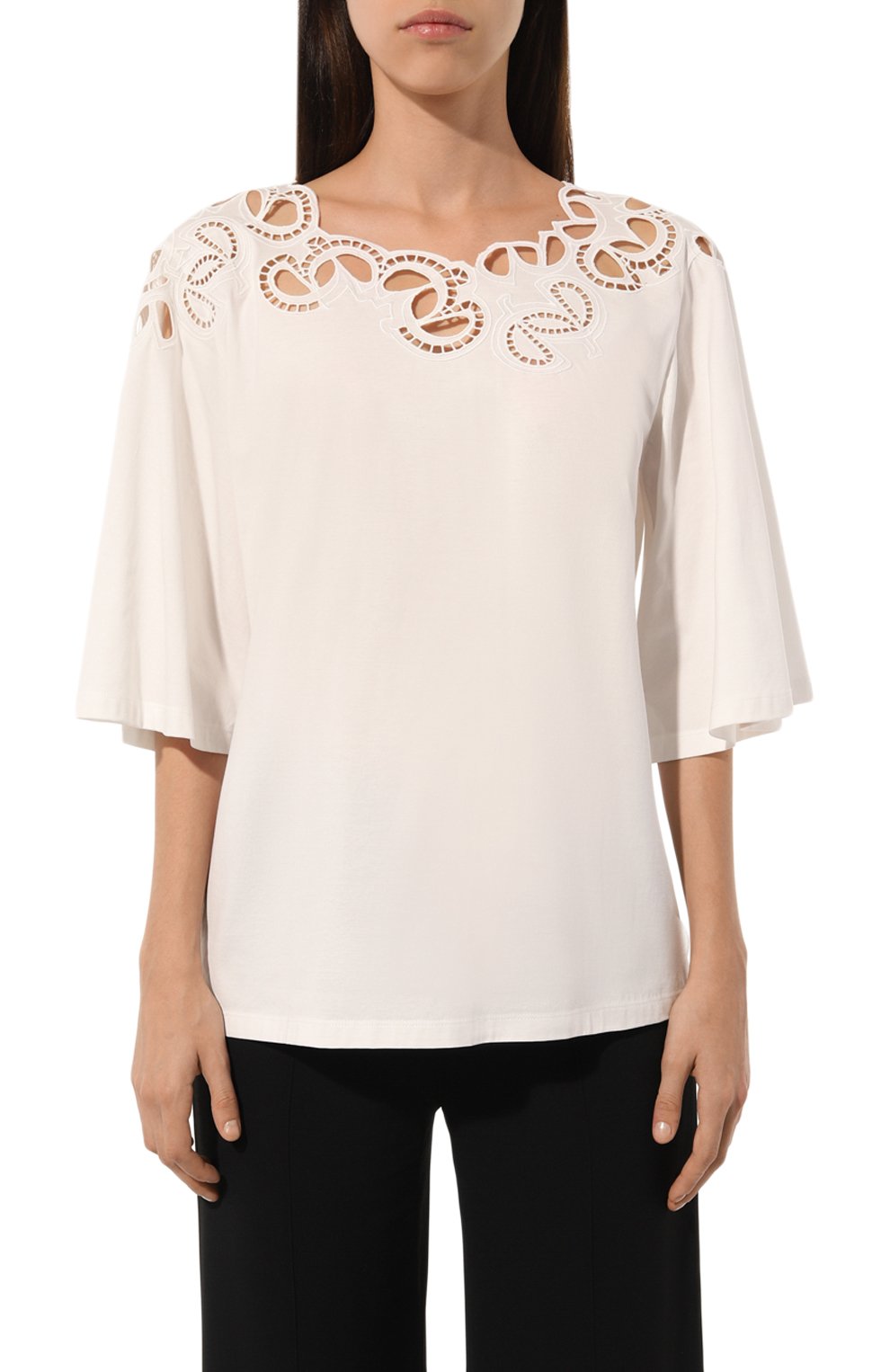 Хлопковый топ ELIE SAAB, арт. TS001, фото 3