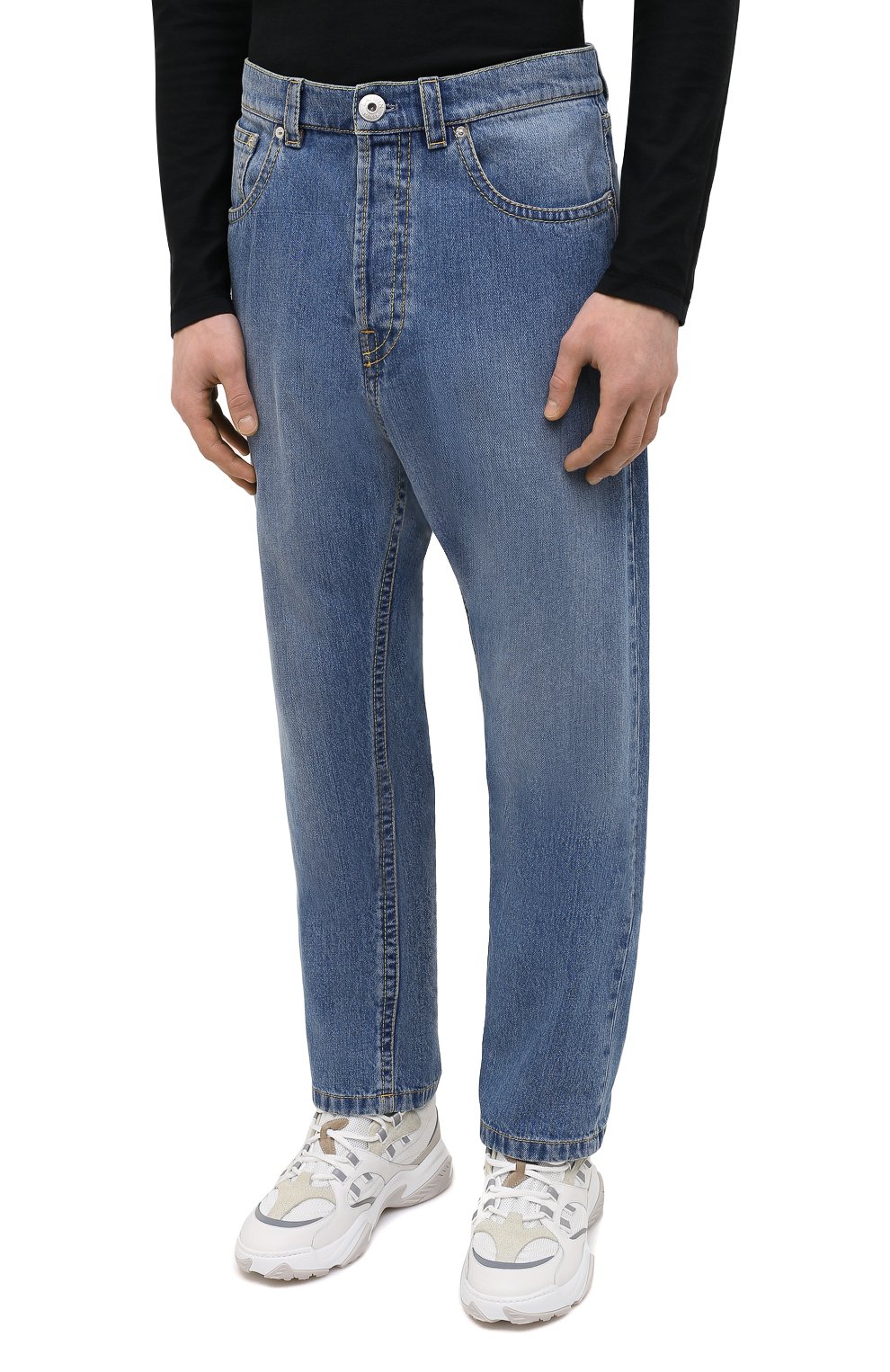 Джинсы LANVIN синего цвета по цене 66200 руб., арт. RM-TR0053-DZ06-P21, фото 3 Джинсы LANVIN, арт. RM-TR0053-DZ06-P21, фото 3