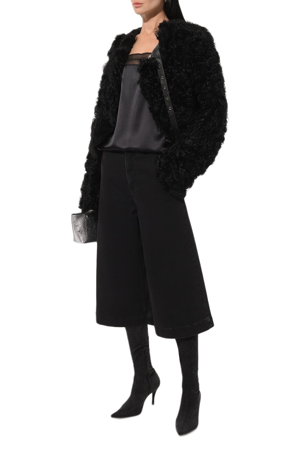 Шелковый топ ANN DEMEULEMEESTER, арт. 2402-W-T016-R-FA134-099, фото 2