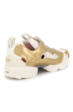 Мужские комбинированные кроссовки instapump fury REEBOK золотого цвета, арт. DV8272 | Фото 4 (Подошва: Плоская; Материал внешний: Текстиль, Натуральная кожа; Статус проверки: Проверено, Проверена категория; Стили: Спорт; Материал утеплителя: Без утеплителя; Драгоценные камни: Проставлено; Материал сплава: Проверено, Проставлено)