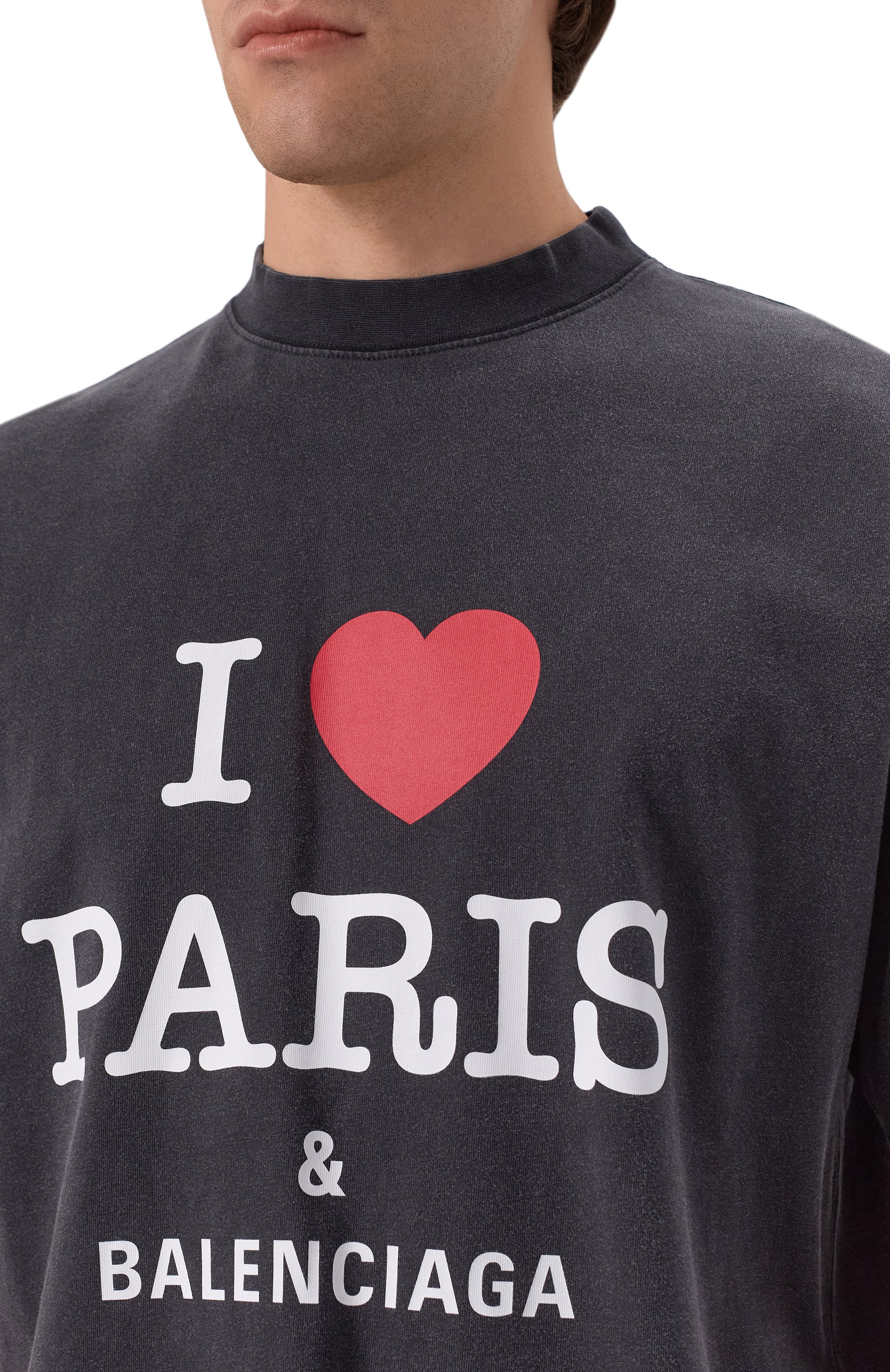 Хлопковая футболка BALENCIAGA, арт. 764235/TRVU9, фото 5