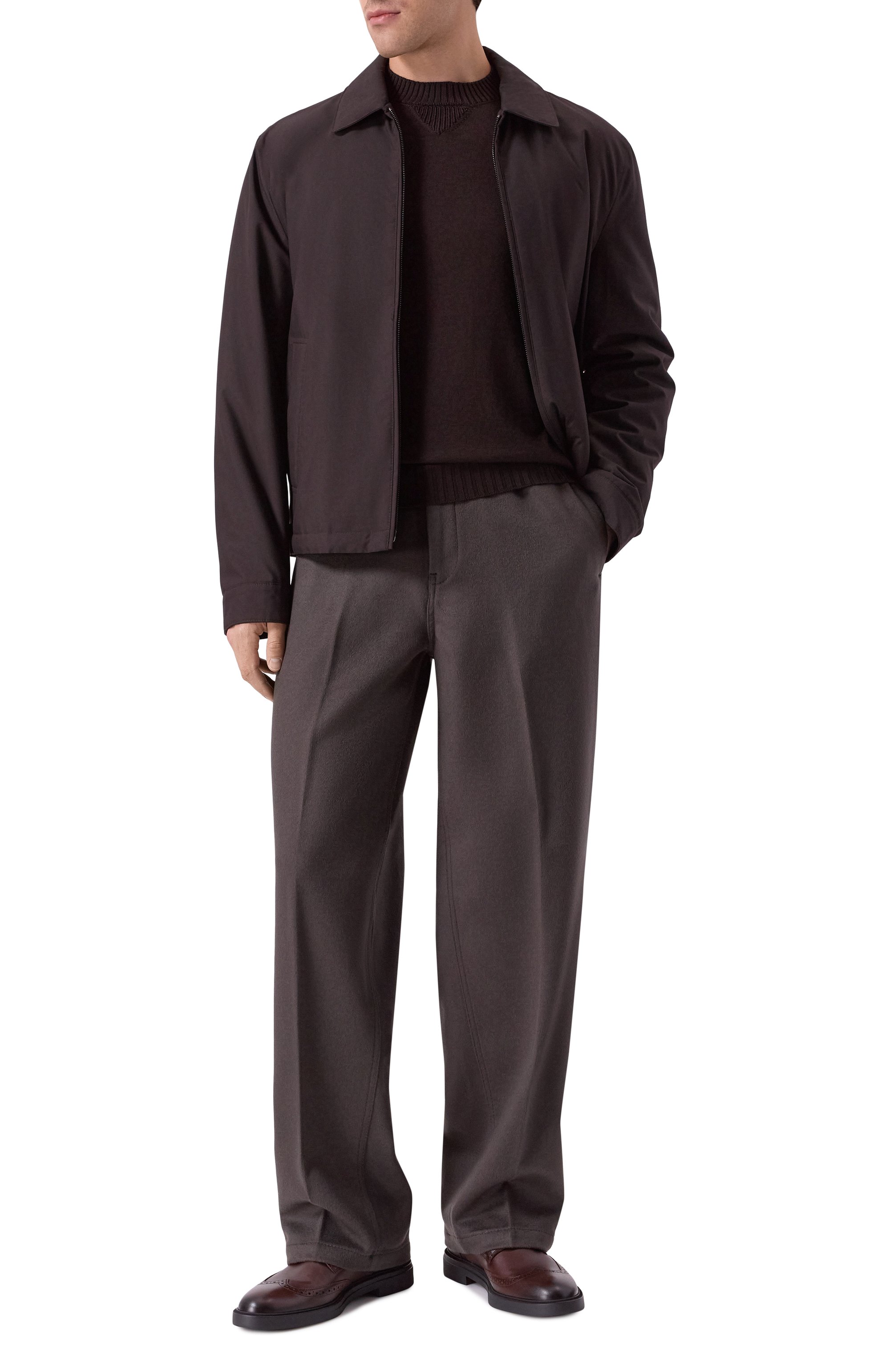 Брюки из шерсти и кашемира EMPORIO ARMANI, арт. EM001378/AF14740, фото 2