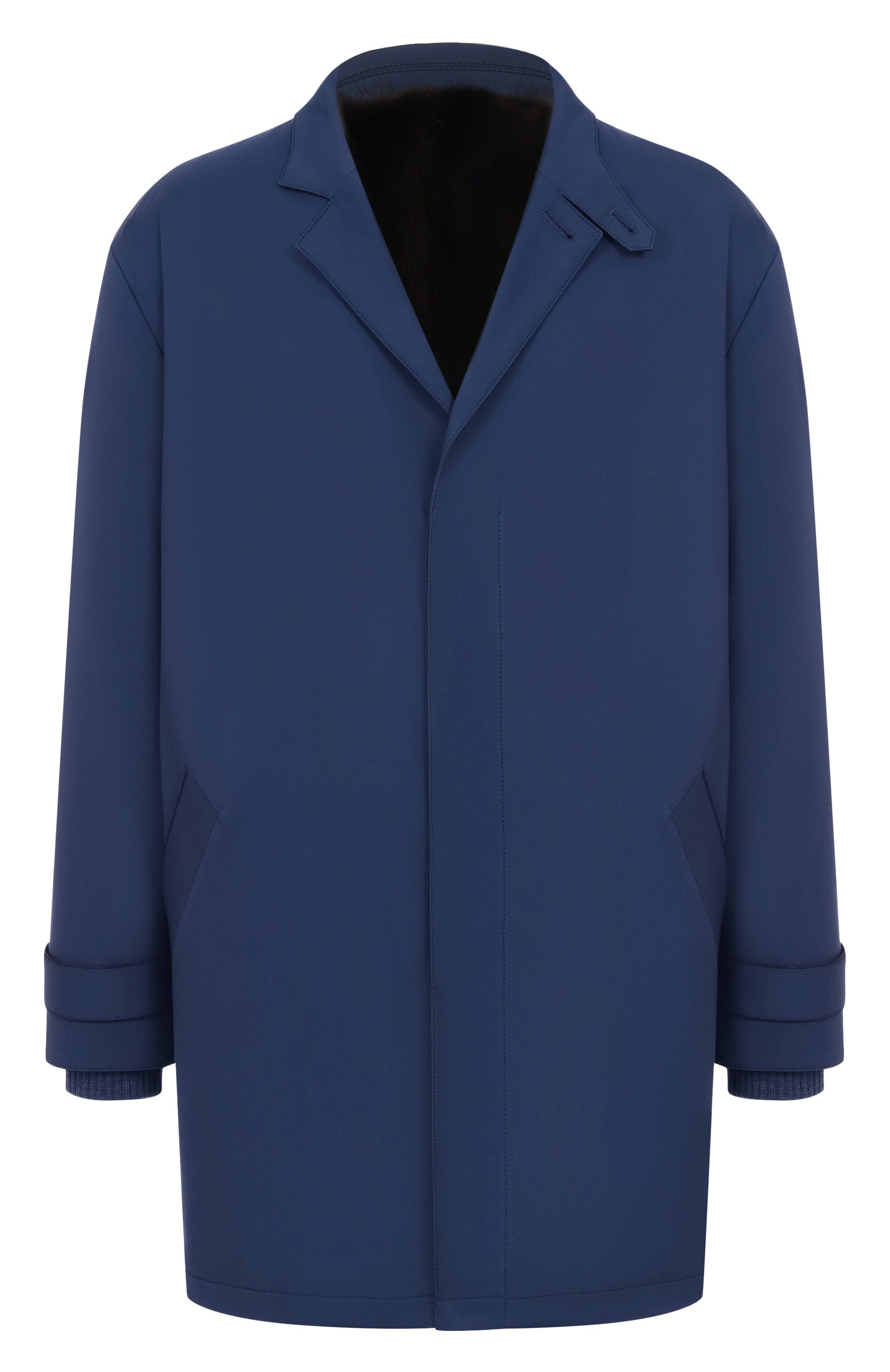 Пуховое пальто с подкладкой из соболя BLACK SABLE, арт. BS-MWCC-EB, фото 1