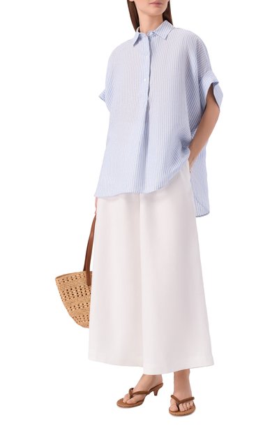 Льняная рубашка WEEKEND MAX MARA, арт. WKDVERVE, фото 2