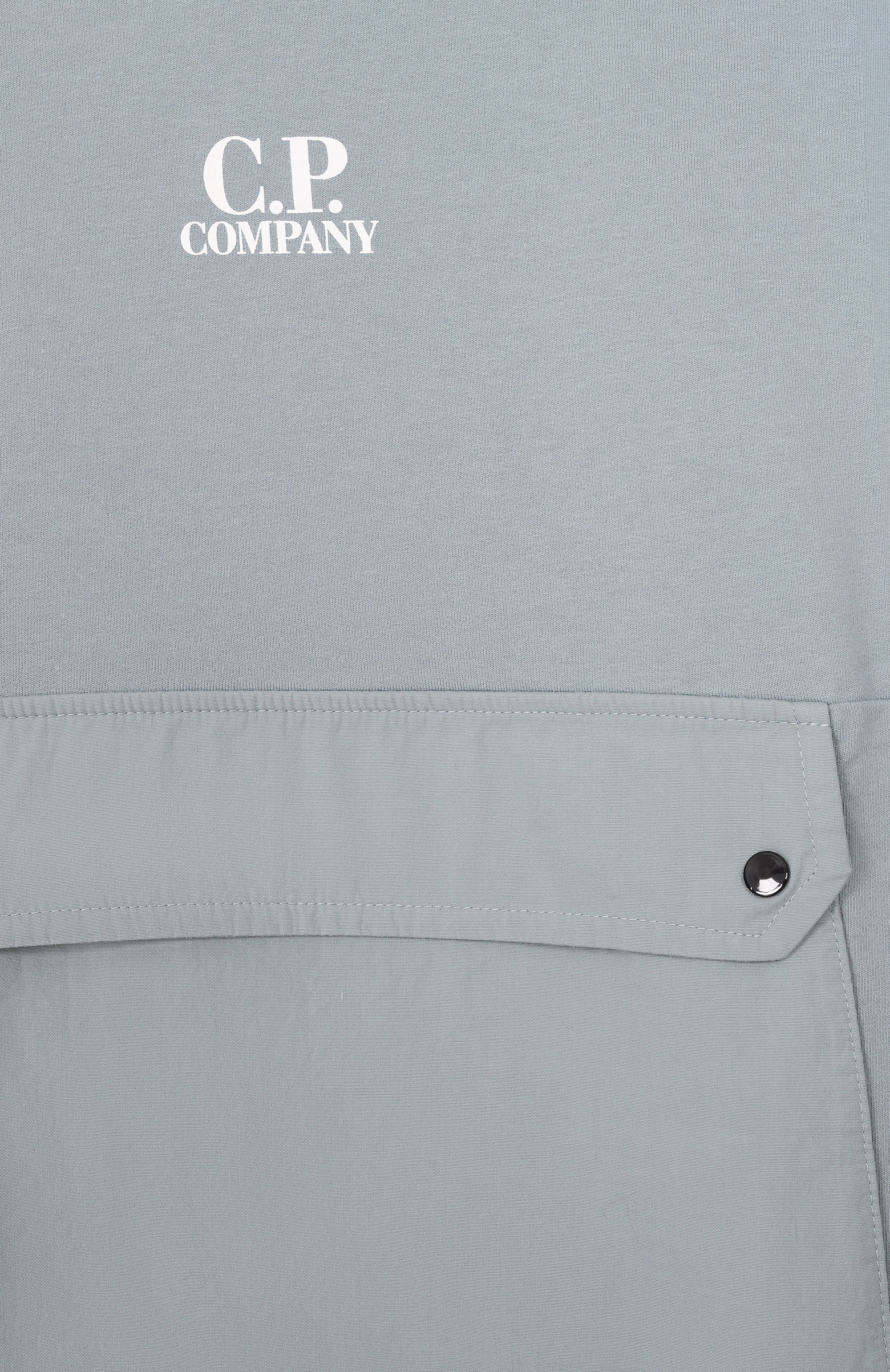 Хлопковый свитшот C.P. COMPANY, арт. CUF01U/LCC02_001, фото 3