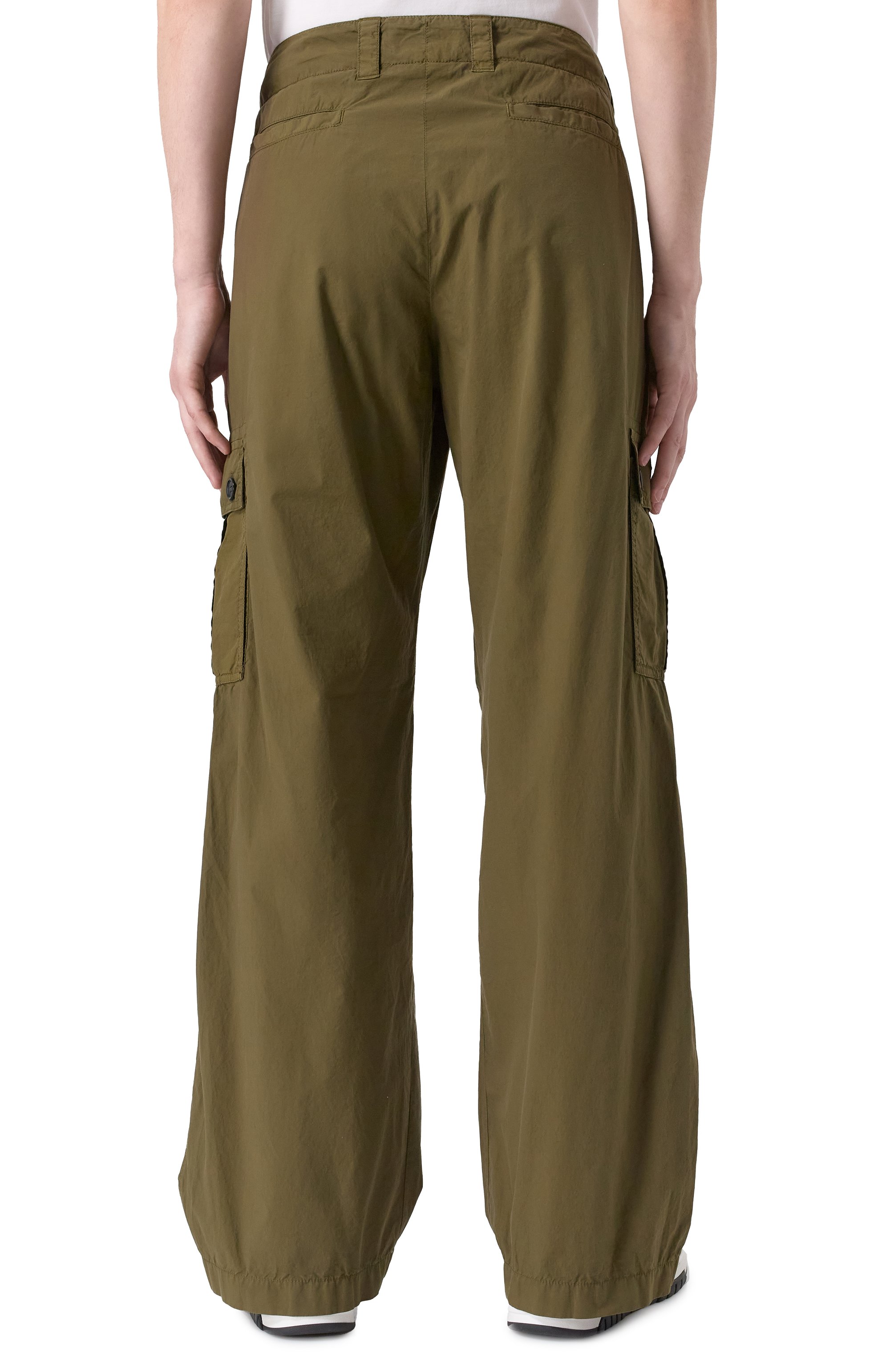 Хлопковые брюки-карго DOLCE & GABBANA хаки цвета по цене 78750 руб., арт. GP0H9T/G8LD9, фото 4 Хлопковые брюки-карго DOLCE & GABBANA, арт. GP0H9T/G8LD9, фото 4