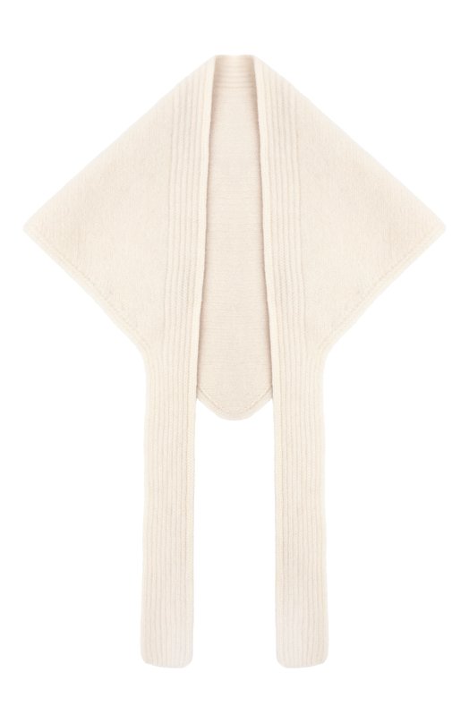 Шерстяной шарф-косынка Jacquemus 24HACU00669/AK00227 Кремовый 24HACU00669/AK00227