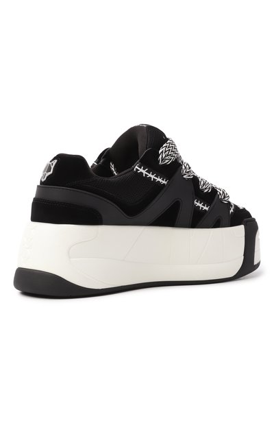 Комбинированные кеды slider NAKED WOLFE черного цвета по цене 33750 руб., арт. SLIDER/SUE, фото 5 Комбинированные кеды slider NAKED WOLFE, арт. SLIDER/SUE, фото 5