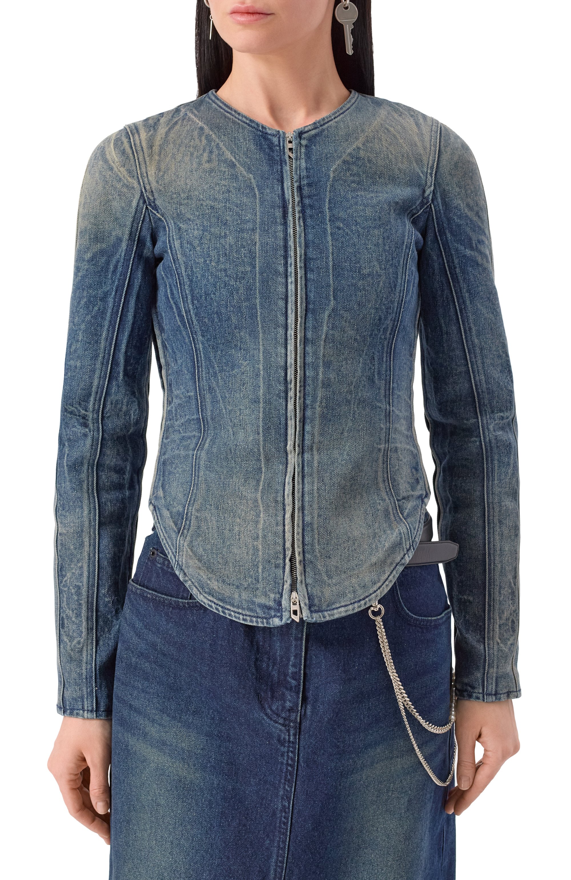 Джинсовая куртка DIESEL, арт. A17926/007BG, фото 3