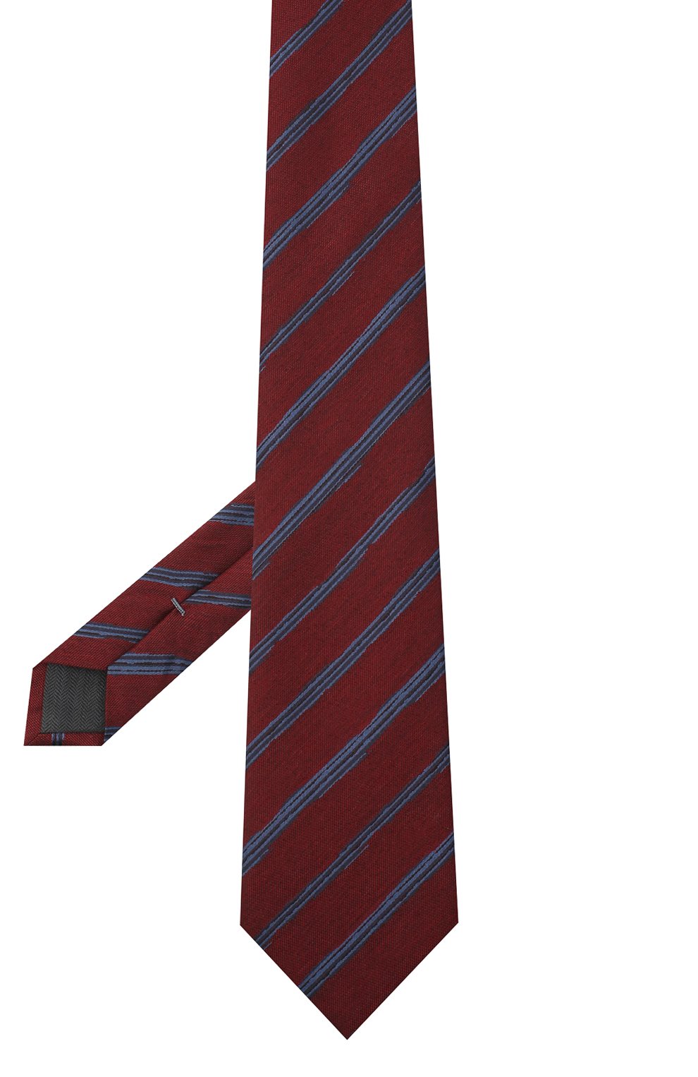 Галстук из шелка и шерсти ZEGNA красного цвета по цене 18950 руб., арт. Z8E33/18H, фото 2 Галстук из шелка и шерсти ZEGNA, арт. Z8E33/18H, фото 2