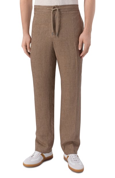 Льняные брюки CAPOBIANCO, арт. 20M811.LL00., фото 3