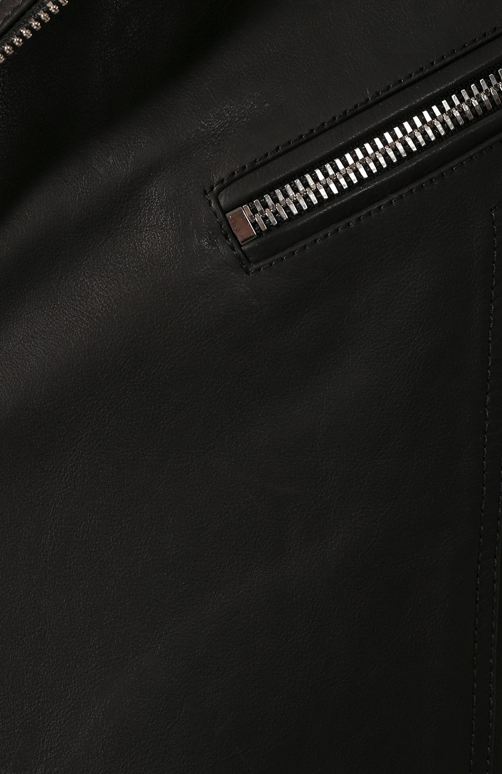 Кожаная куртка BALMAIN черного цвета по цене 277000 руб., арт. TH18508/L065, фото 5 Кожаная куртка BALMAIN, арт. TH18508/L065, фото 5