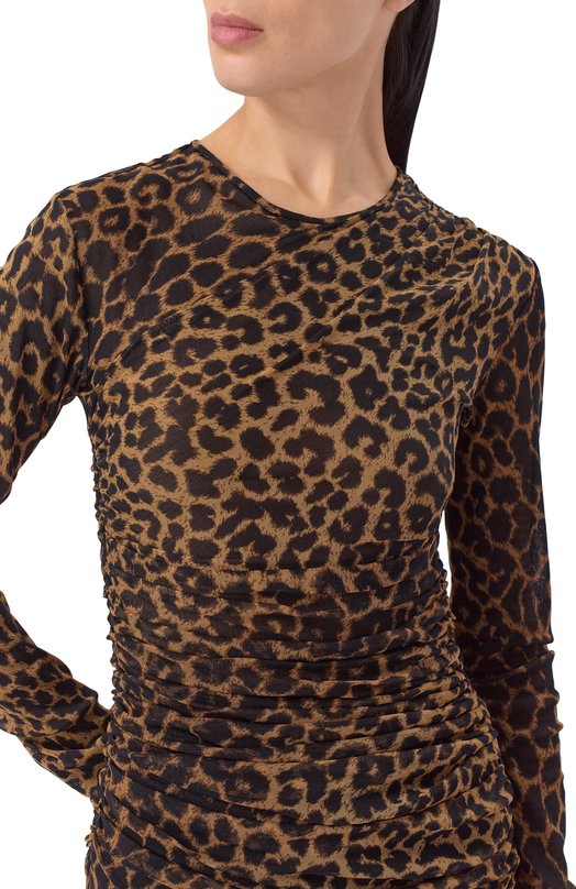 Платье Saint Laurent 781869/Y7I34 Леопардовый  781869/Y7I34 Фото 5