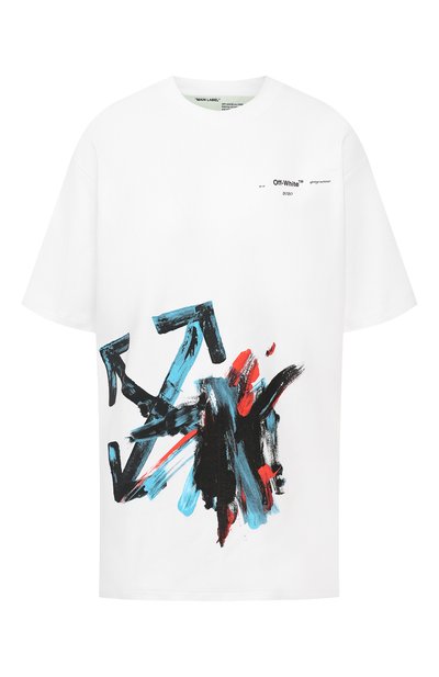 Хлопковая футболка OFF-WHITE, арт. 0WAA072R20H841280130, фото 1