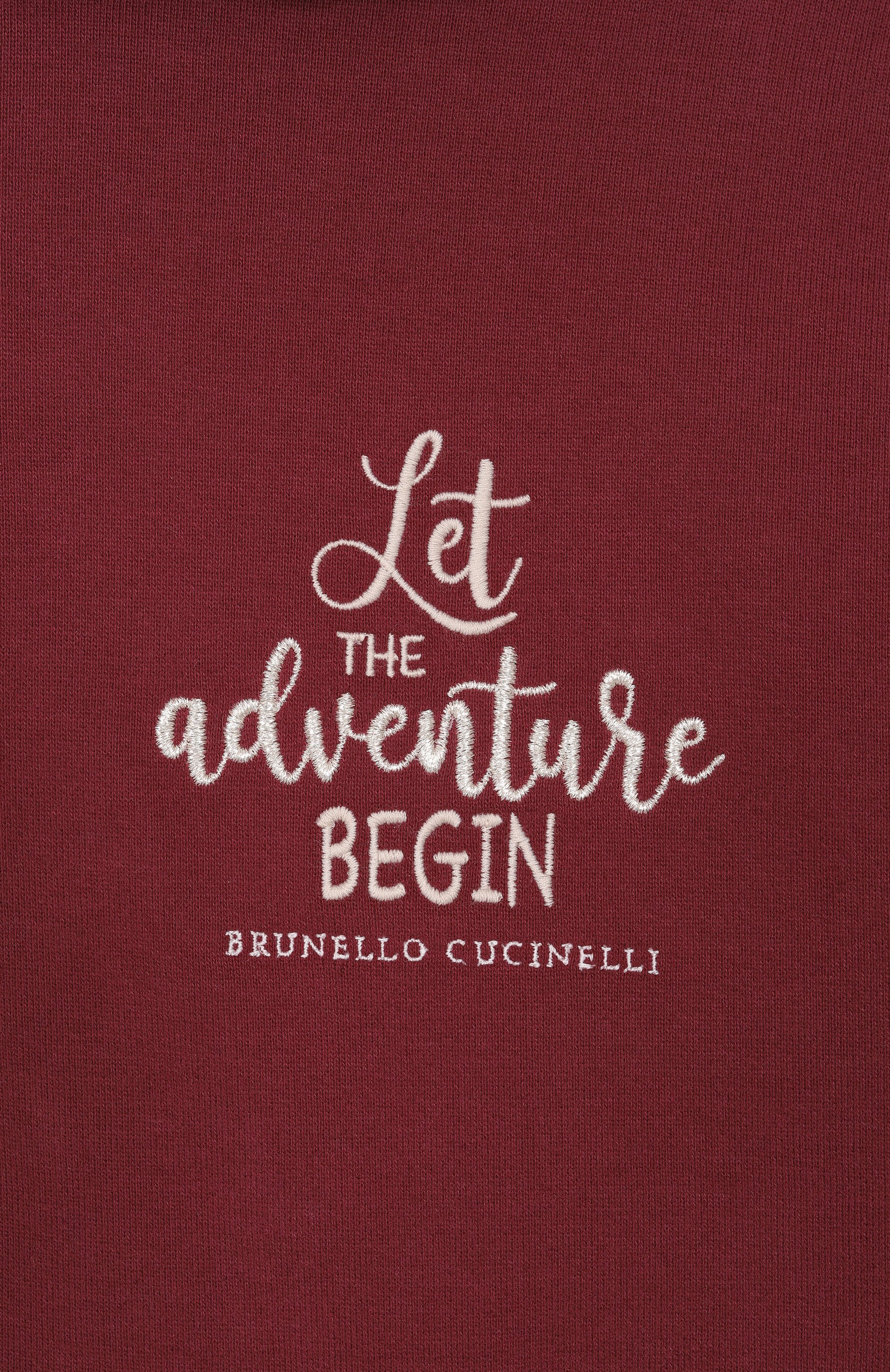 Хлопковая толстовка BRUNELLO CUCINELLI, арт. BN05NE878B, фото 3