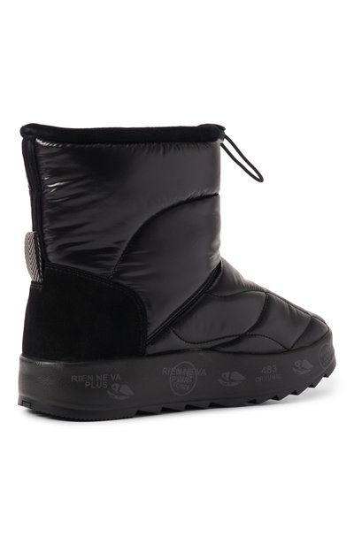 Комбинированные полусапоги mid puffy-d PREMIATA черного цвета по цене 32750 руб., арт. MIDPUFFD/VAR 8688, фото 5 Комбинированные полусапоги mid puffy-d PREMIATA, арт. MIDPUFFD/VAR 8688, фото 5