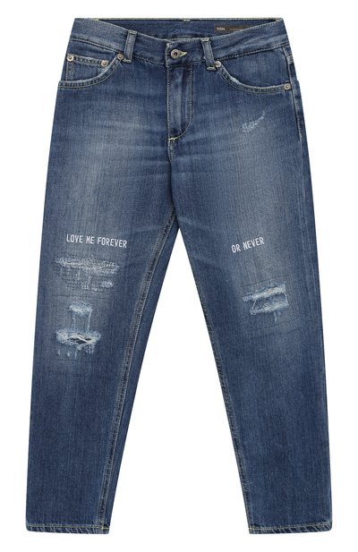 Джинсы с потертостями DONDUP, арт. BP220R/DF0228B/V74, фото 1