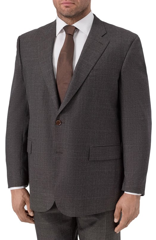 Шерстяной костюм Stefano Ricci S1SF432220/W0019T/60-62 Коричневый  S1SF432220/W0019T/60-62 Фото 3