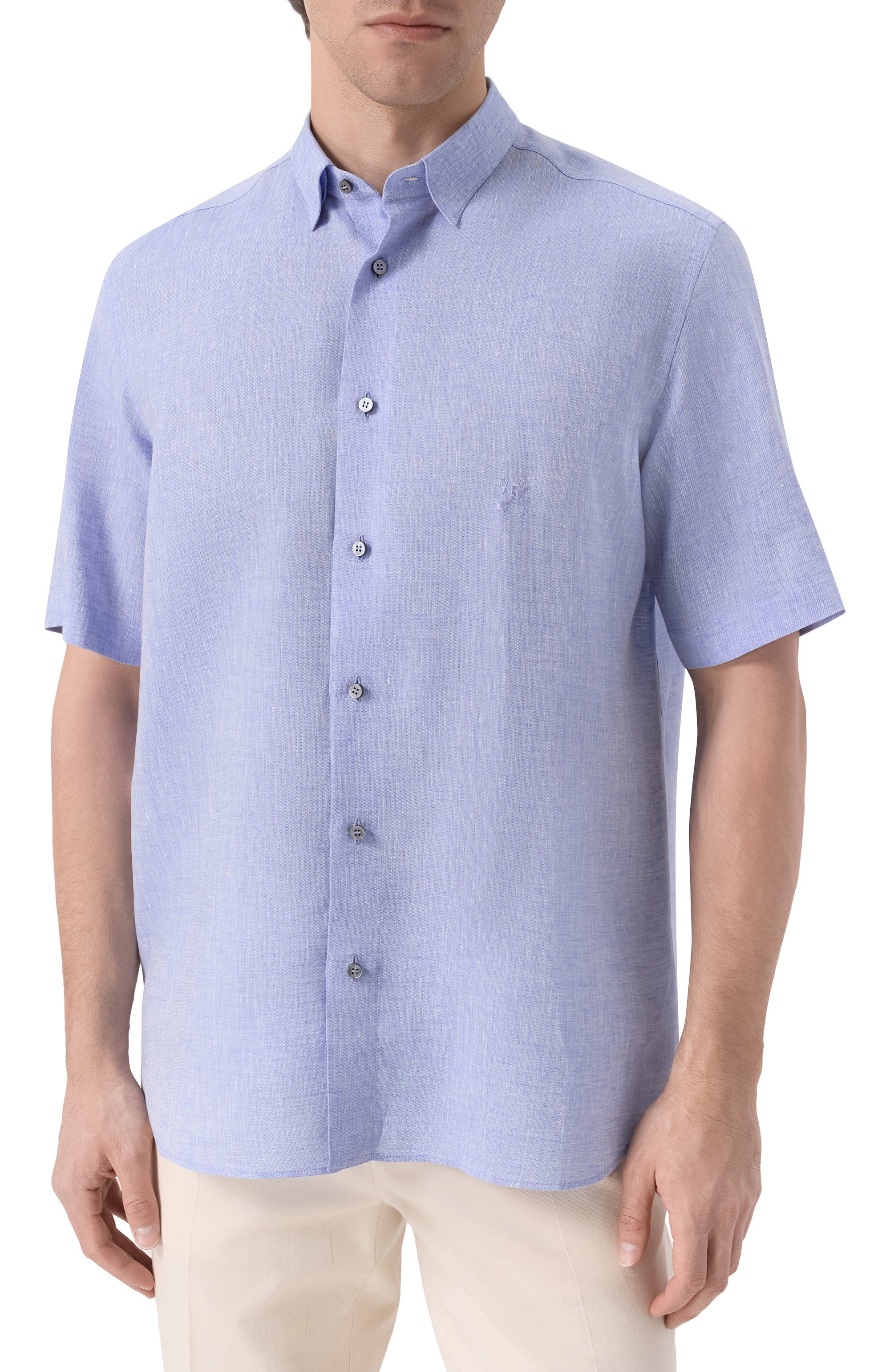 Льняная рубашка ZILLI, арт. LINAR1M080013123U, фото 3