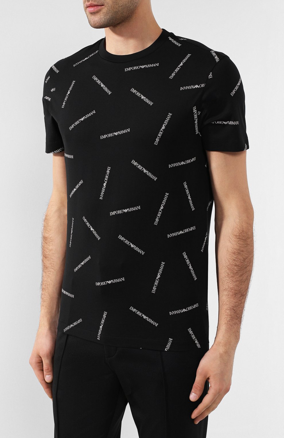 Хлопковая футболка EMPORIO ARMANI, арт. 3H1TD7/1J30Z, фото 3