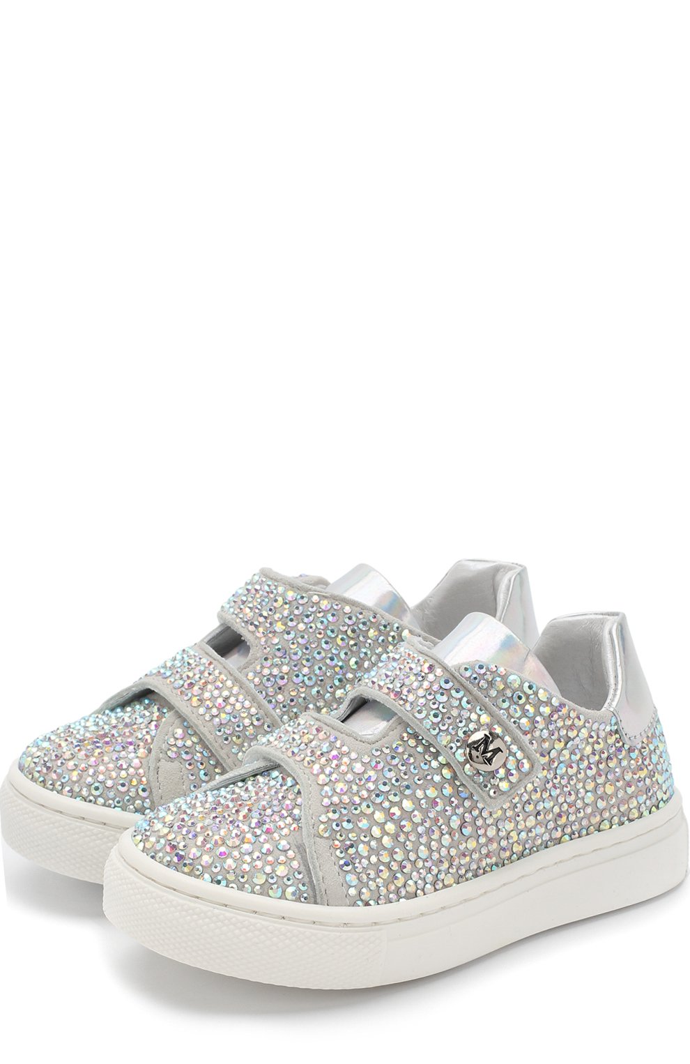 Замшевые кеды с застежками велькро и стразами MISSOURI, арт. 4520/27-30, фото 1