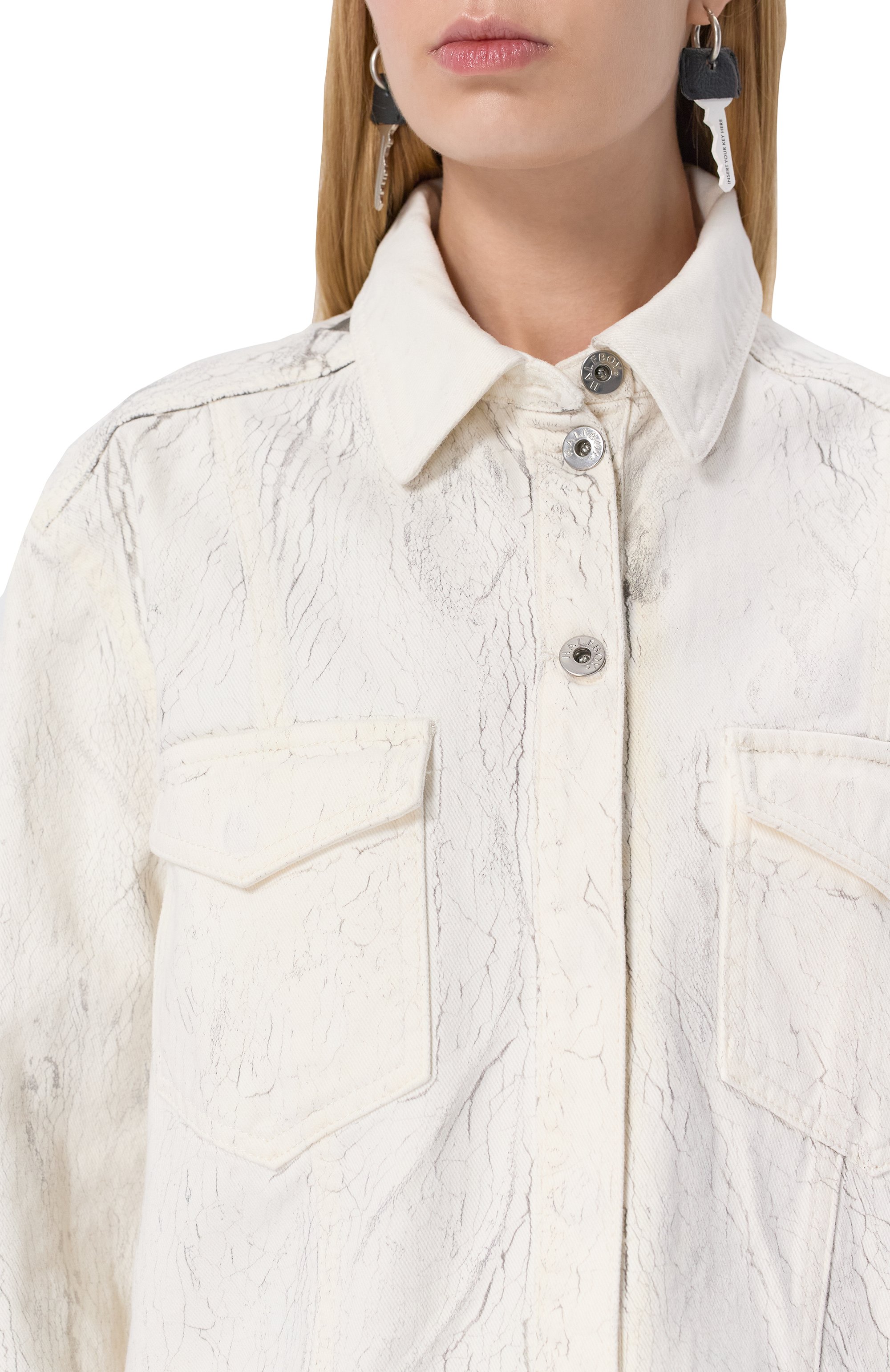 Джинсовая рубашка HALFBOY, арт. HS251WS044, фото 5