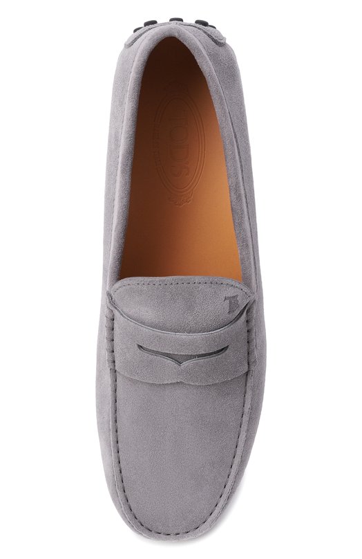 Замшевые мокасины Gommino Tod’s XXM22L00010/RE0 Серый  XXM22L00010/RE0 Фото 5