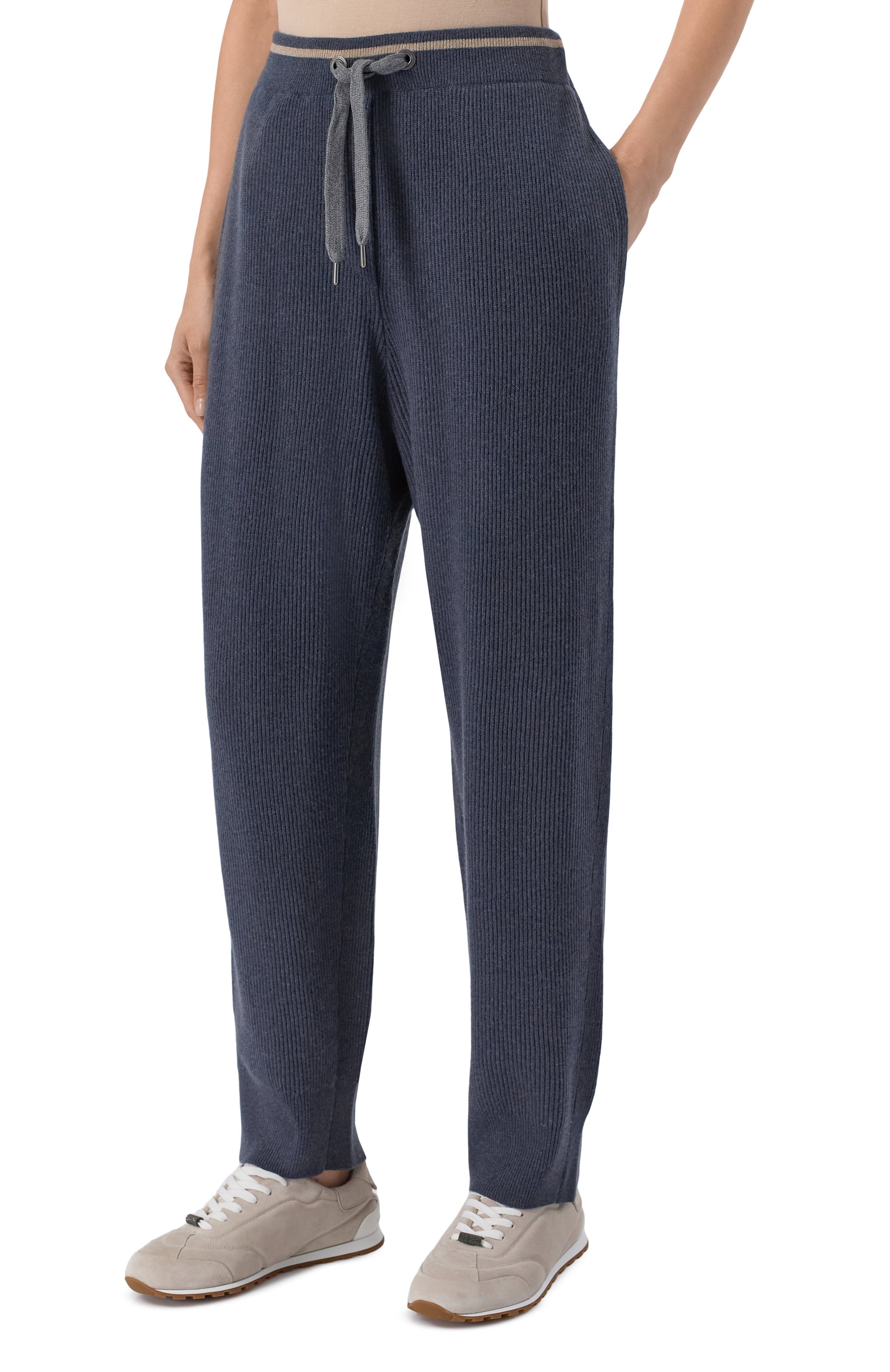 Брюки из шерсти и кашемира BRUNELLO CUCINELLI, арт. M16222799, фото 3