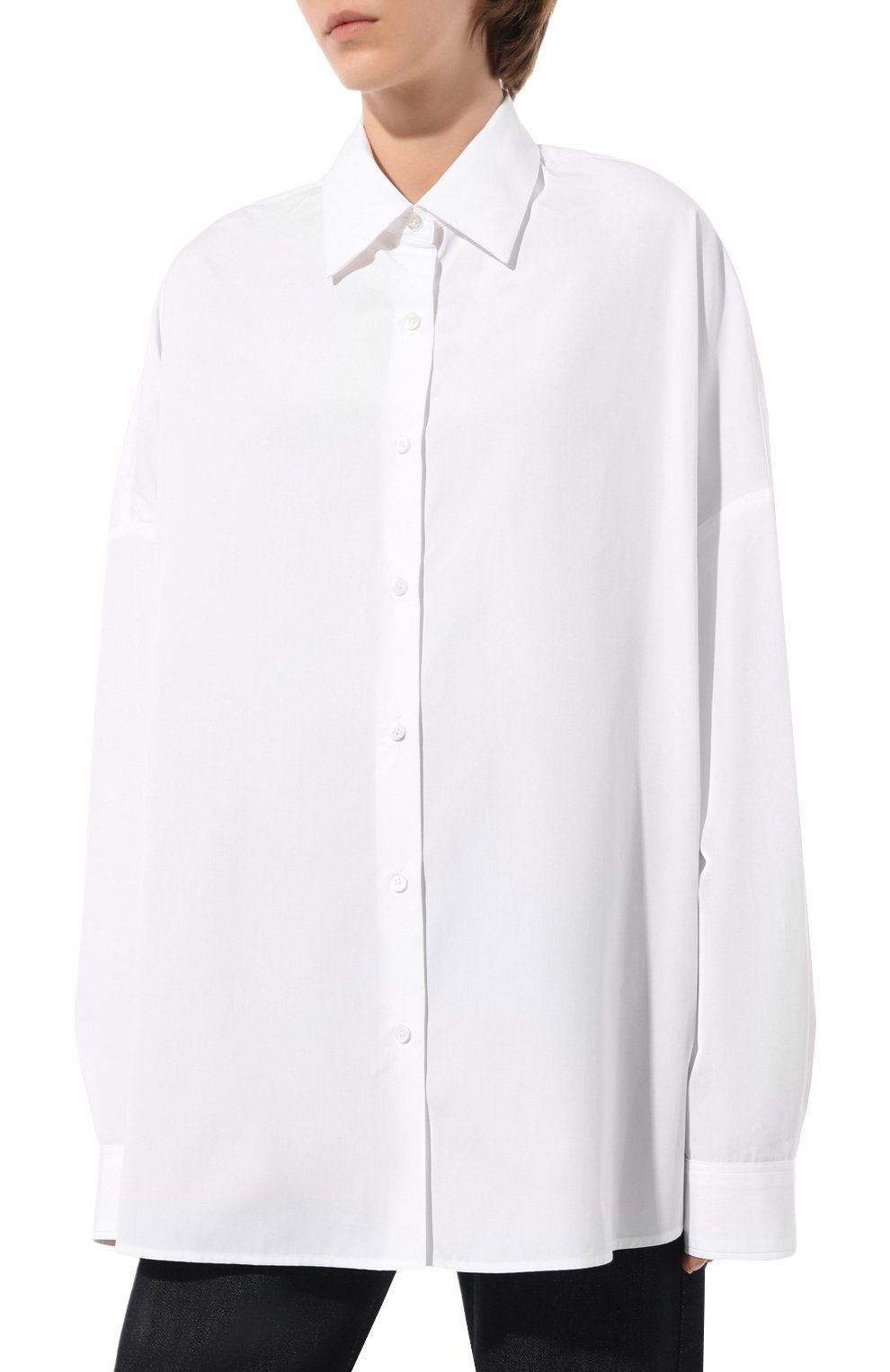 Хлопковая рубашка DRIES VAN NOTEN, арт. 232-010709-7252, фото 3