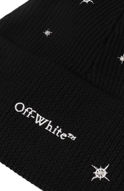 Шерстяная шапка OFF-WHITE, арт. 0WLC018F23KNI002, фото 4
