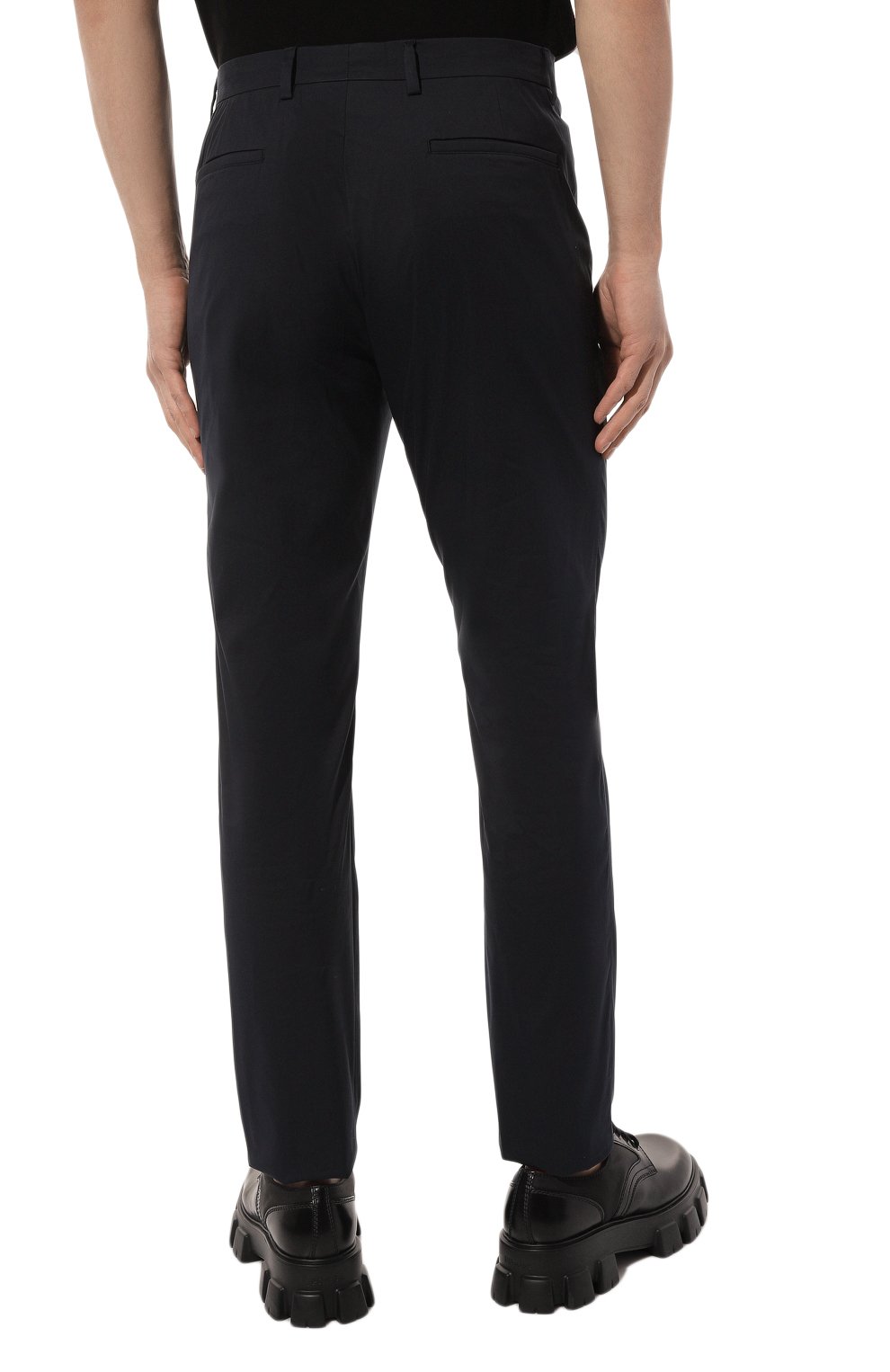 Хлопковые брюки PRADA, арт. UP0145-Z21-F0V41-211, фото 4