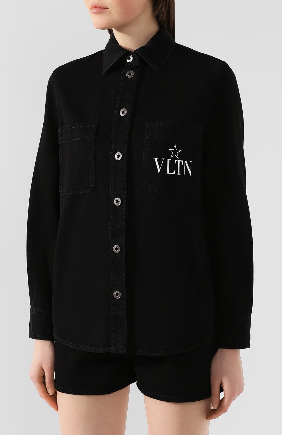 Джинсовая рубашка VALENTINO, арт. TB3DB00G608, фото 3